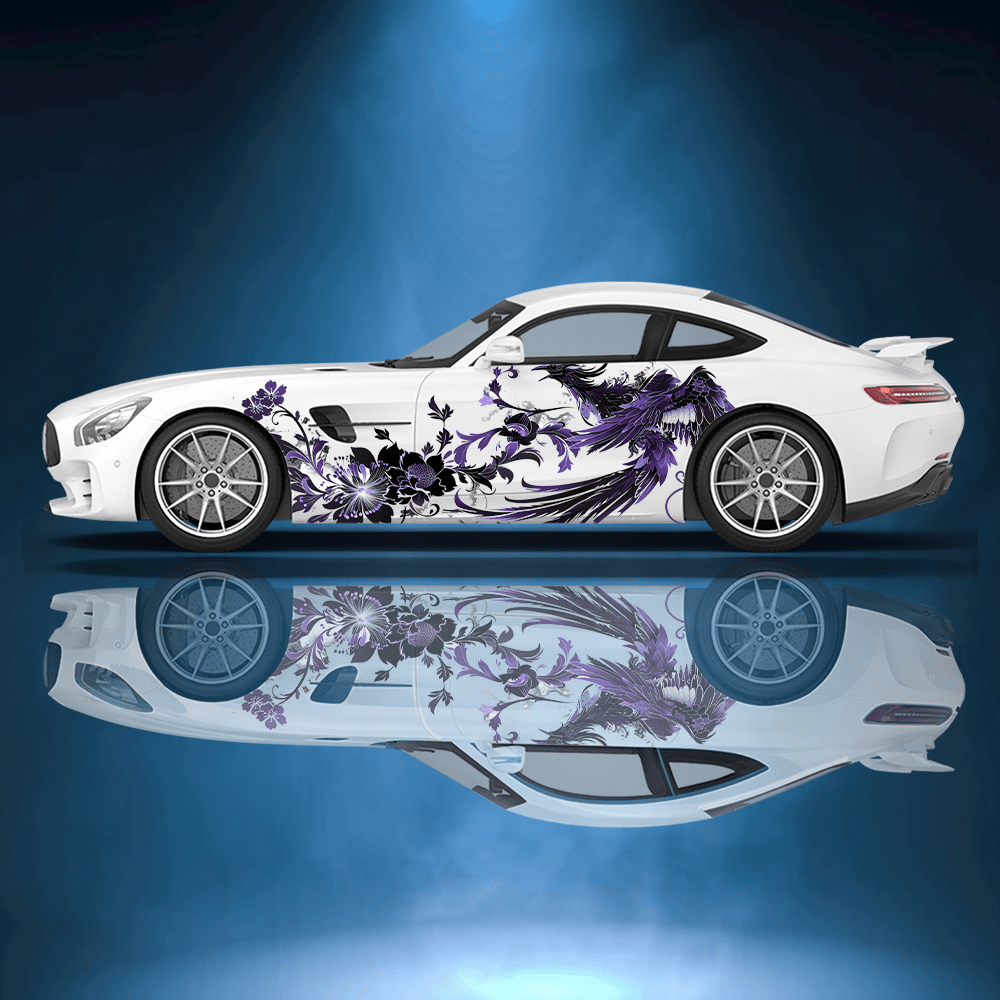 Car Accessories Phoenix - Divino phoenix está voando carro vinil