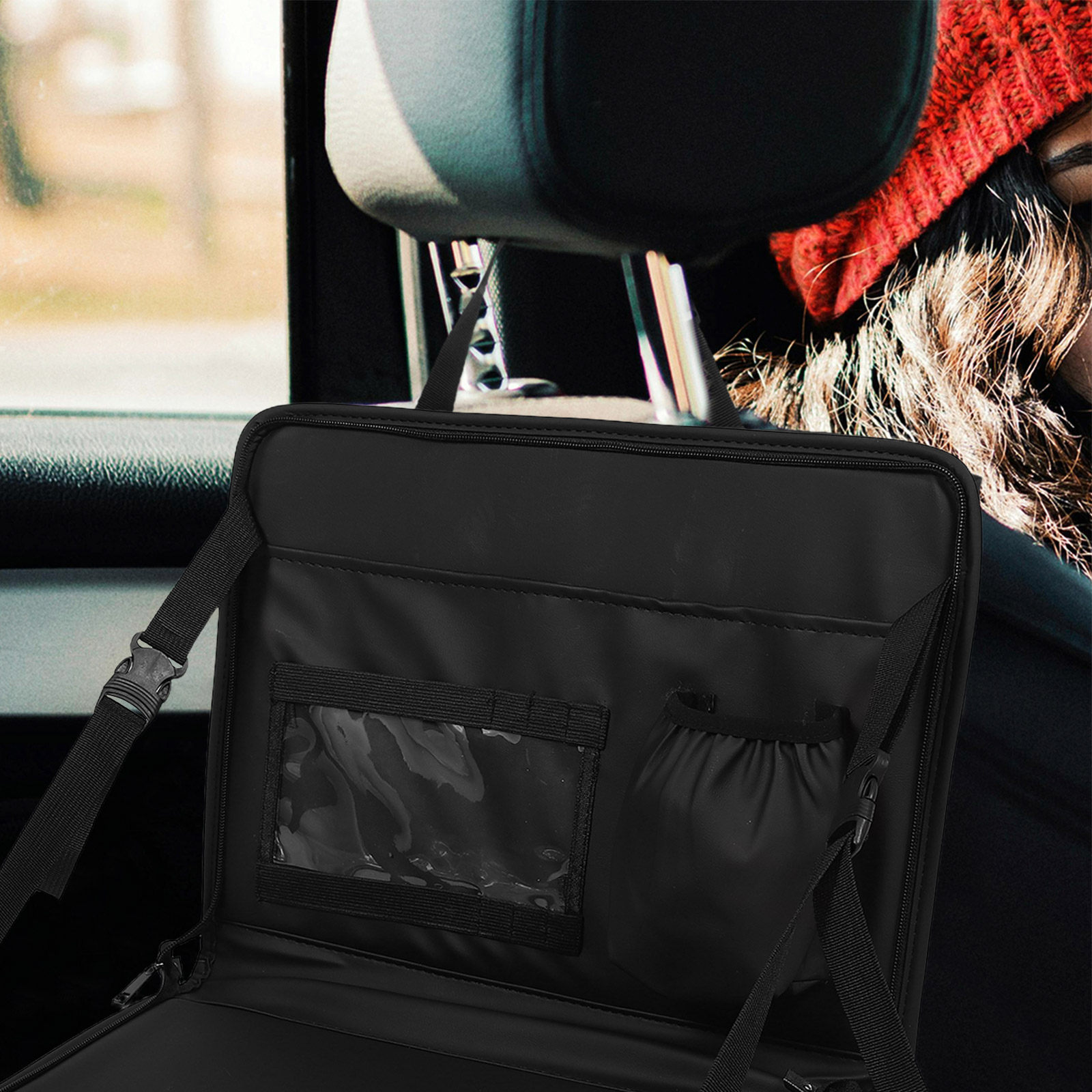 Mesa Dobrável para Volante de  - Car Seat Organizer avaliação e preço