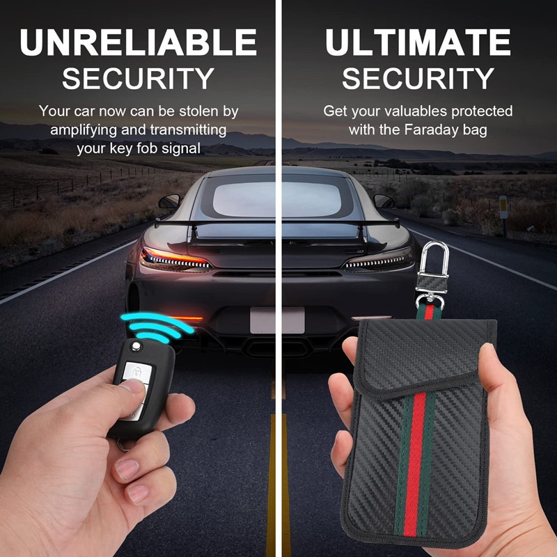 Bolsa Bloqueadora de Sinal par - Car Key Signal Blocker avaliação e preço