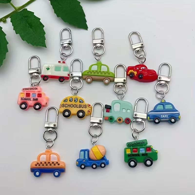 10 peças de chaveiros de resin - Car Accessories Gifts avaliação e preço