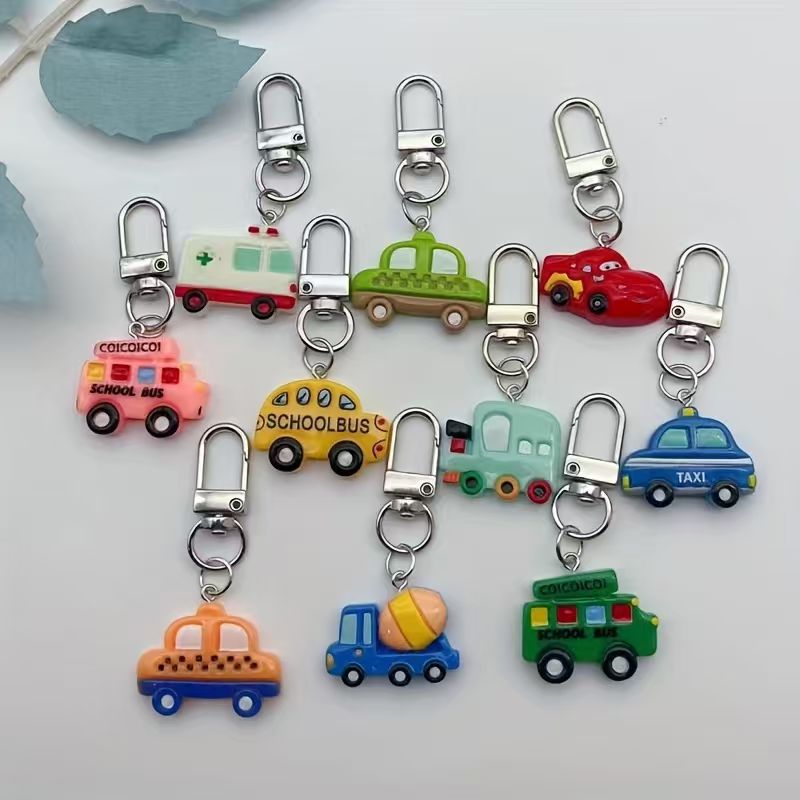 10 peças de chaveiros de resin - Car Accessories Gifts avaliação e preço