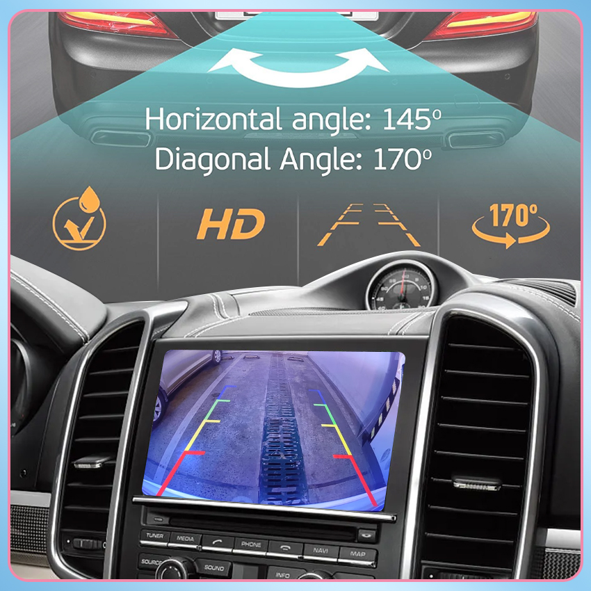 CCD HD 170 ° Câmera de visão t - Car Accessories Xl avaliação e preço