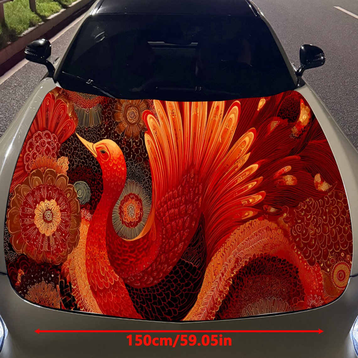 Legal vermelho phoenix capô do - Car Accessories Phoenix avaliação e preço