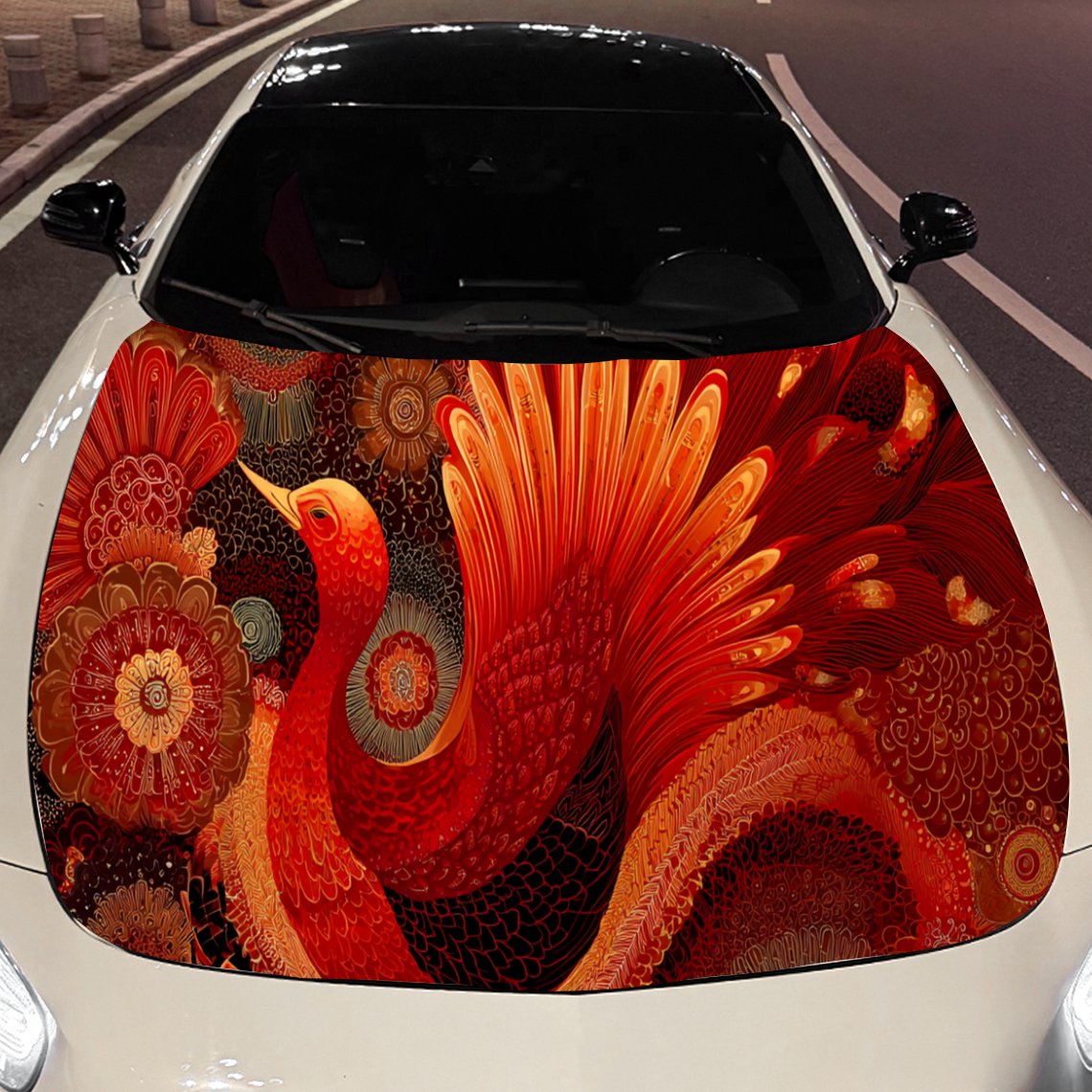 Legal vermelho phoenix capô do - Car Accessories Phoenix avaliação e preço